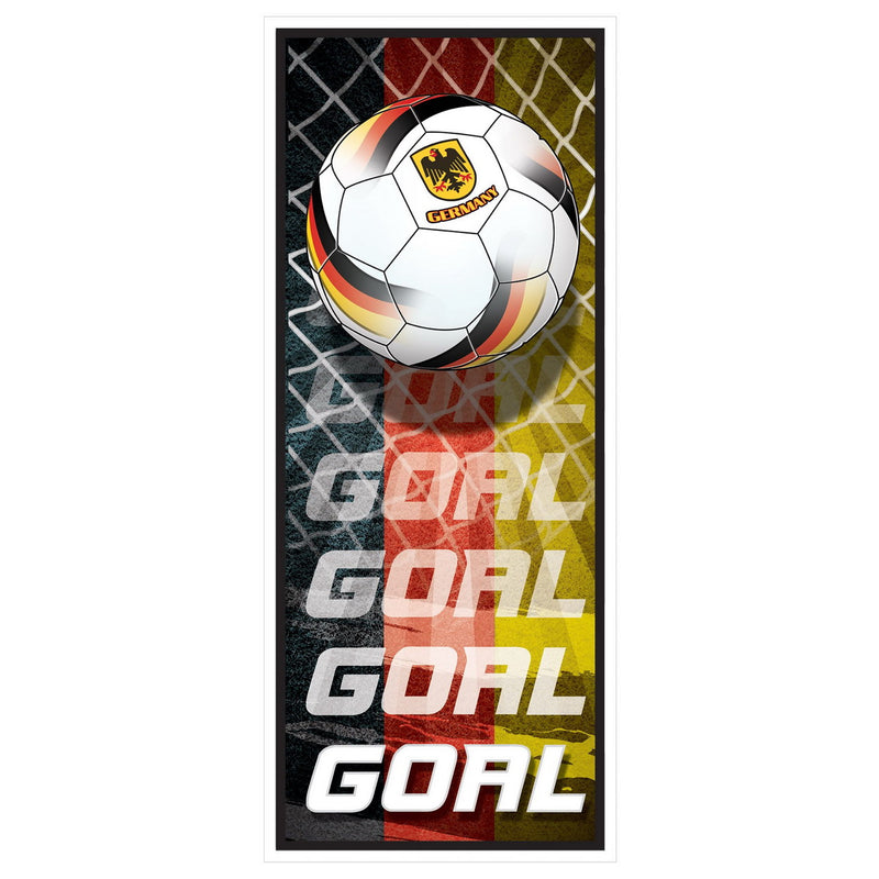 Door Cover - Germany – 6' x 30" – (1/Pkg) by Beistle for Soccer Door Covers