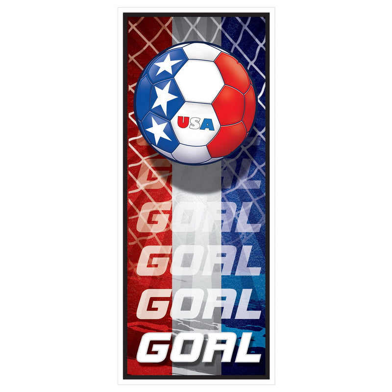 Door Cover - United States – 6' x 30" – (1/Pkg) by Beistle for Soccer Door Covers