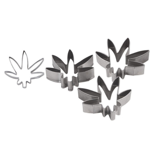 Weed Cookie Cutters – 2¾" x 2½" – (3/Pkg) by Beistle for 420