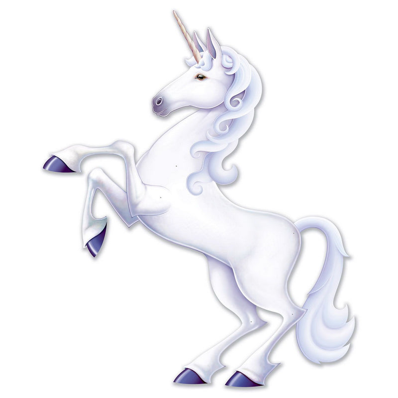 Jointed Unicorn – 4' 6" – (1/Pkg) by Beistle for Fantasy Printed One Side