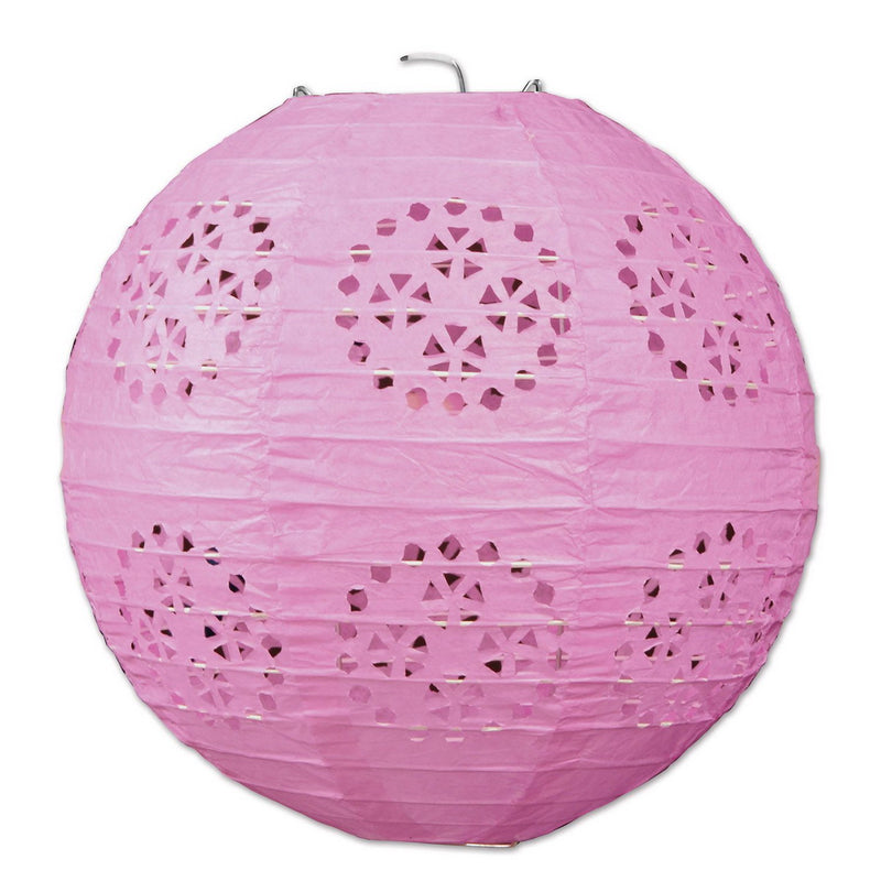 Lace Paper Lanterns – 8" – (3/Pkg) by Beistle for General occasion