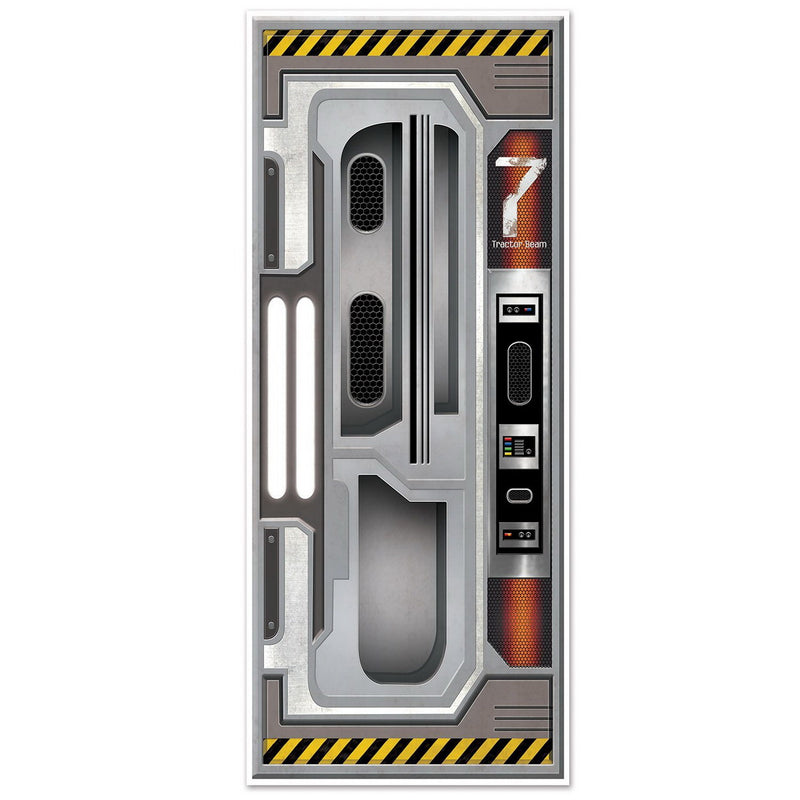 Spaceship Door Cover – 6' x 30" – (1/Pkg) by Beistle Door Covers