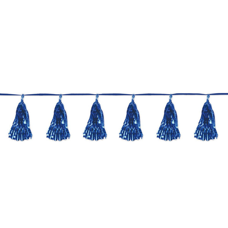 Metallic Tassel Garland – 9¾" x 8' – (1/Pkg) by Beistle for General occasion Tassel Garlands