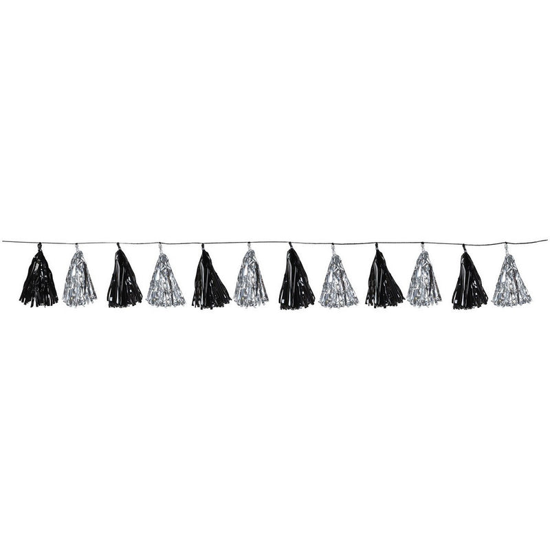 Metallic Tassel Garland – 9¾" x 8' – (1/Pkg) by Beistle for Awards Night Tassel Garlands