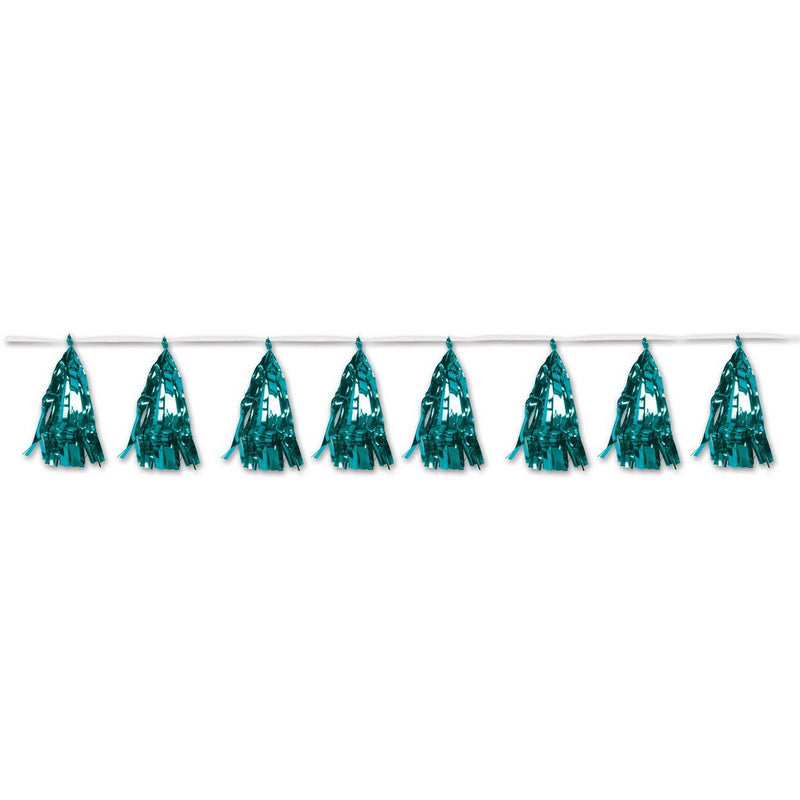 Metallic Tassel Garland – 9¾" x 8' – (1/Pkg) by Beistle for General occasion Tassel Garlands
