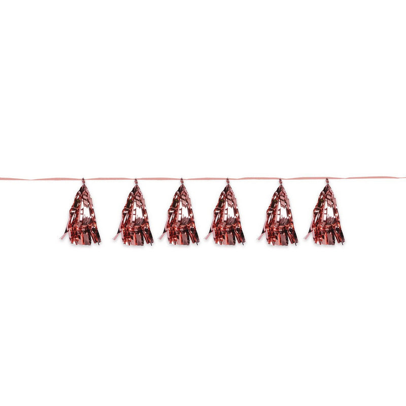 Metallic Tassel Garland – 9¾" x 8' – (1/Pkg) by Beistle for General occasion Tassel Garlands