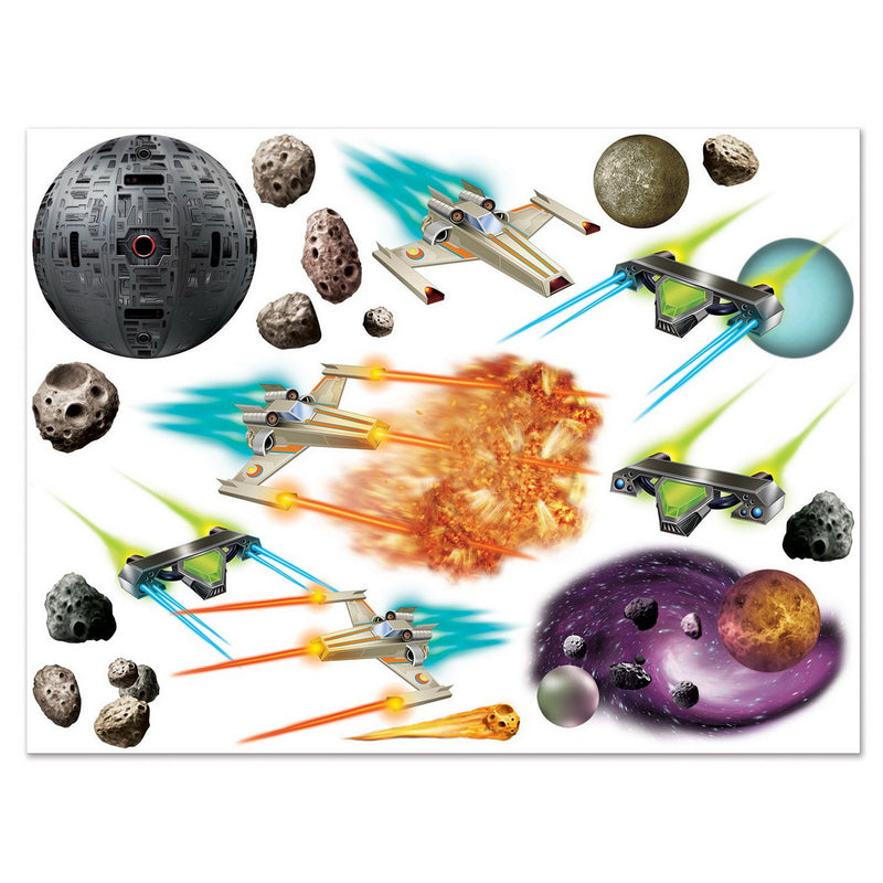 Galaxy Props – 3"-4' – (19/Pkg) by Beistle for Space