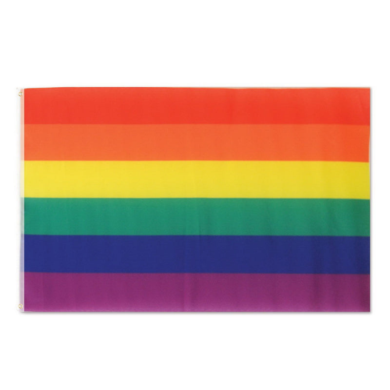 Rainbow Flag – 3' x 5' – (1/Pkg) by Beistle Flags