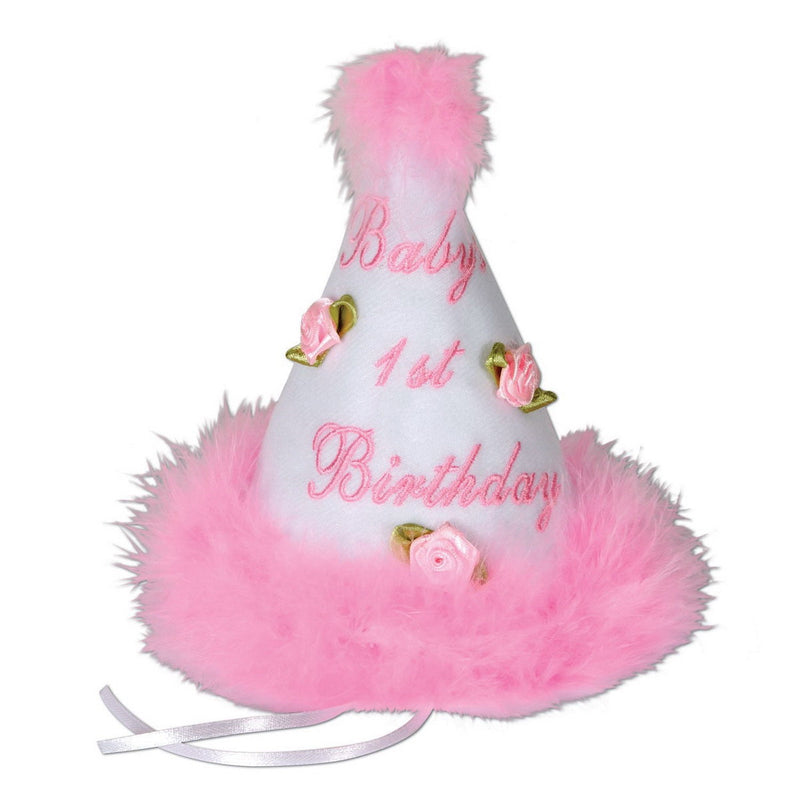 Baby's "1st" Birthday Cone Hat – 6½" by Beistle for 1st Birthday Cone Hats