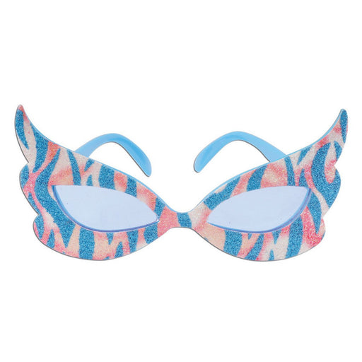 Glittered Rock & Roll Diva Fanci-Frames – (1/Card) by Beistle for 50's and Rock & Roll Novelty Glasses