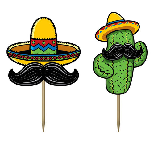 Fiesta Picks – 3½" – (50/Pkg) by Beistle for Fiesta and Cinco de Mayo Food Picks