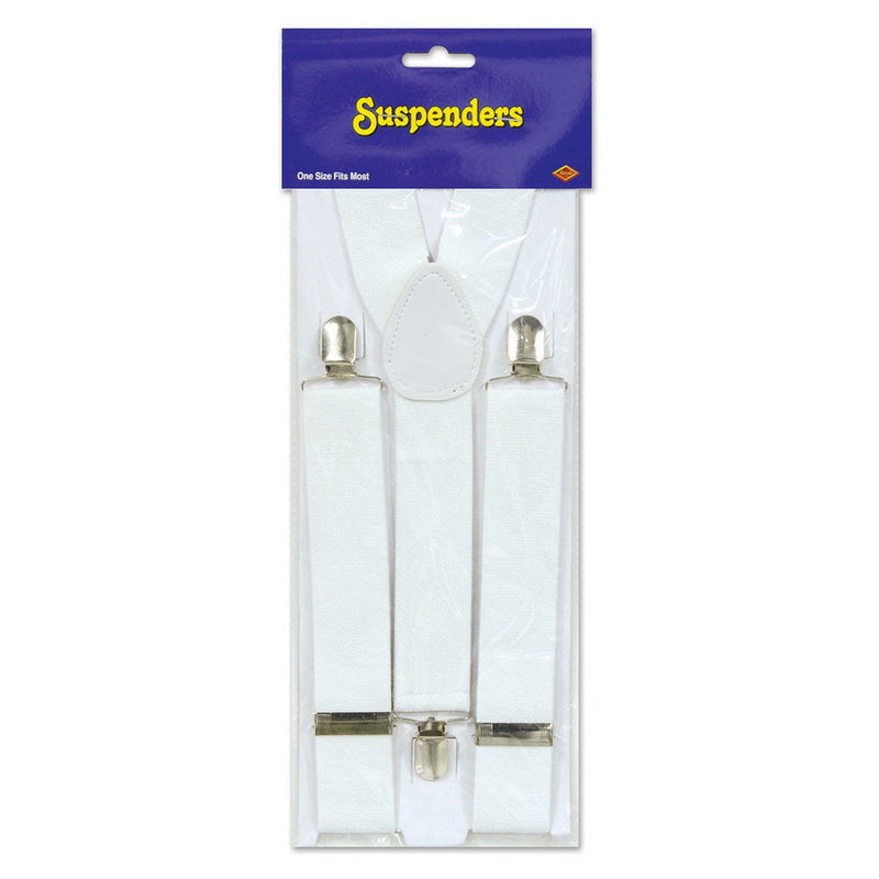 White Suspenders – (1/Pkg) by Beistle for Spirit Colors