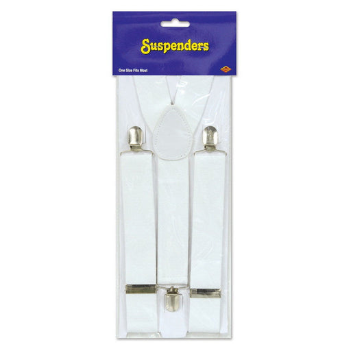 White Suspenders – (1/Pkg) by Beistle for Spirit Colors