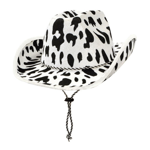 Cow Print Cowboy Hat by Beistle for Western Fabric