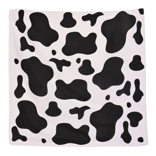 Cow Print Bandana – 22" x 22" – (1/Pkg) by Beistle for Farm Bandanas