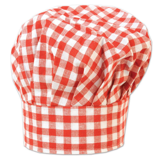 Gingham Fabric Chef's Hat – (1/Pkg) by Beistle for Spring and Summer