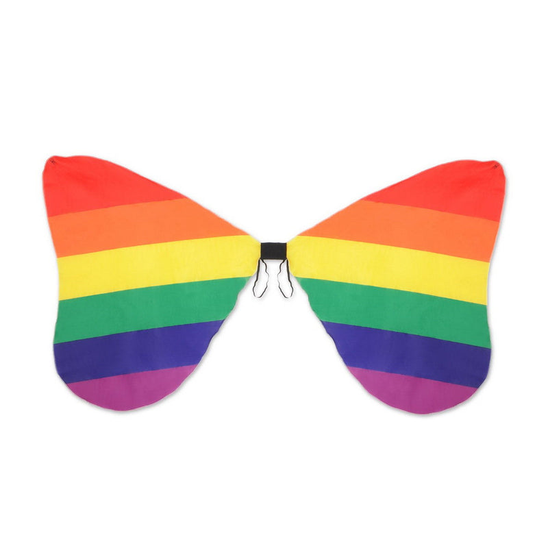 Fabric Rainbow Wings – 5' 6" x 3' 2" – (1/Pkg) by Beistle Accessories