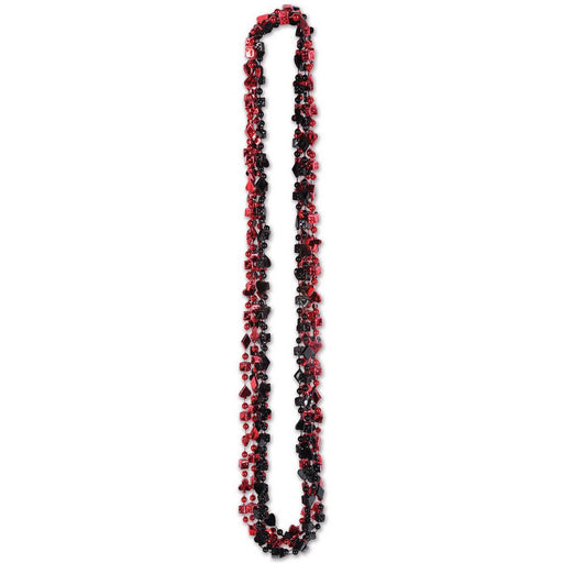 Casino Beads – 33" – (6/Card) by Beistle Novelty Beads
