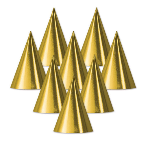 Foil Cone Hat – 6½" by Beistle for Birthday Cone Hats