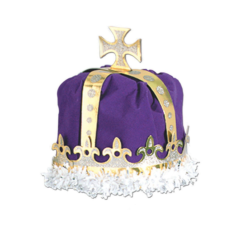 Royal King's Crown by Beistle for Mardi Gras Crowns
