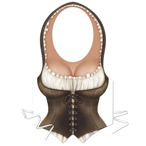 Plastic Maiden Vest by Beistle for Medieval Vests