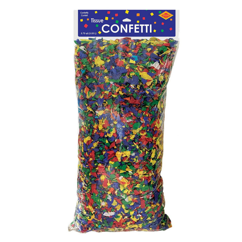 Tissue Confetti – (3¾ Qt/Pkg) by Beistle for General occasion