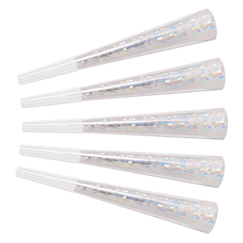 Prismatic Horns – 9" by Beistle for General occasion Foil Horns