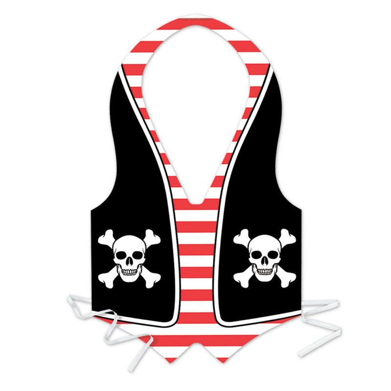 Pkgd Plastic Pirate Vest – (1/Pkg) by Beistle Vests