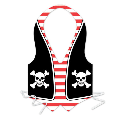 Pkgd Plastic Pirate Vest – (1/Pkg) by Beistle Vests