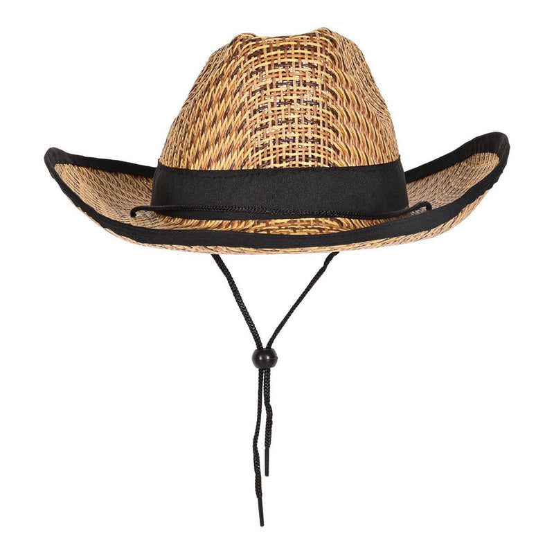 Western Cowboy Hat w/Black Trim & Band by Beistle Paper