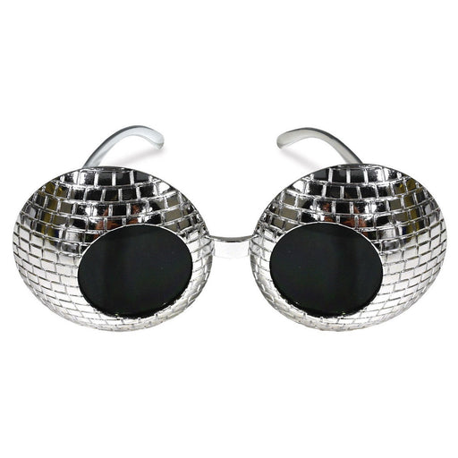 Disco Ball Glasses – (1/Card) by Beistle for 70's Novelty Glasses