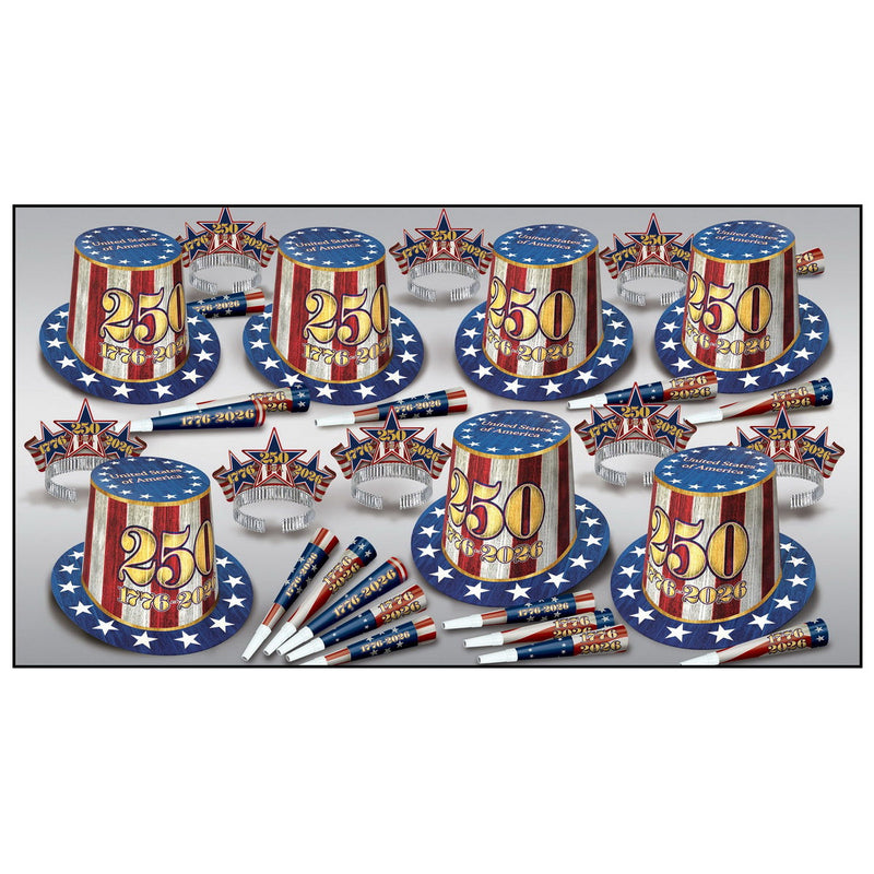 Semiquincentennial Asst for 50 by Beistle for Patriotic 50 Person Assortments
