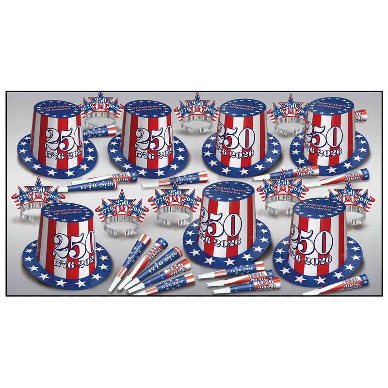 Semiquincentennial Asst for 50 by Beistle for Patriotic 50 Person Assortments