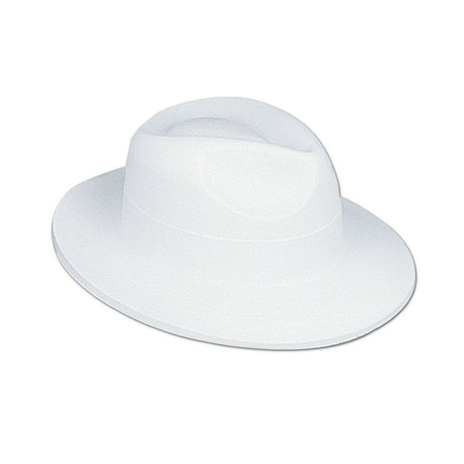 White Velour Fedora by Beistle for 20's