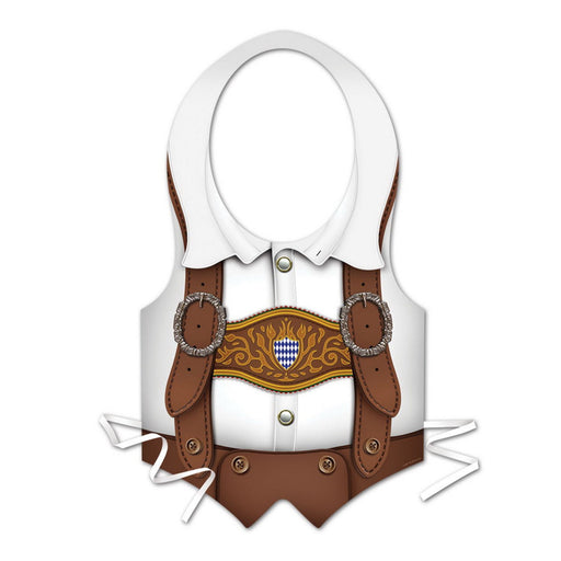 Pkgd Plastic Oktoberfest Vest – (1/Pkg) by Beistle Vests