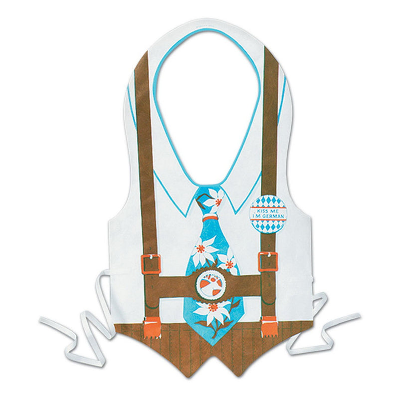 Plastic Oktoberfest Vest by Beistle Vests