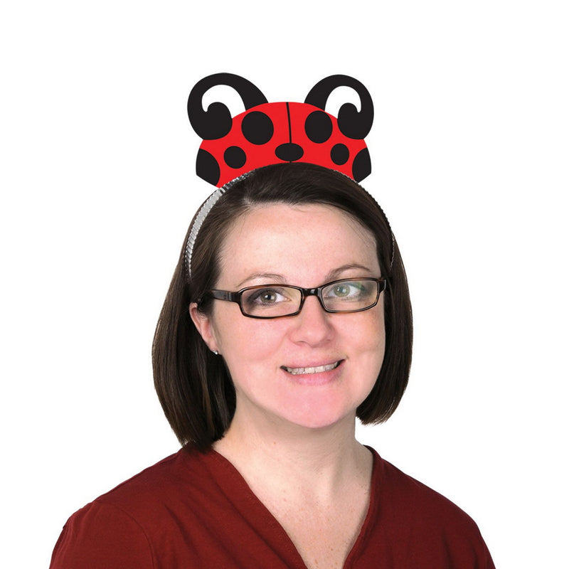 Printed Ladybug Tiaras – (4/Pkg) by Beistle for Spring and Summer