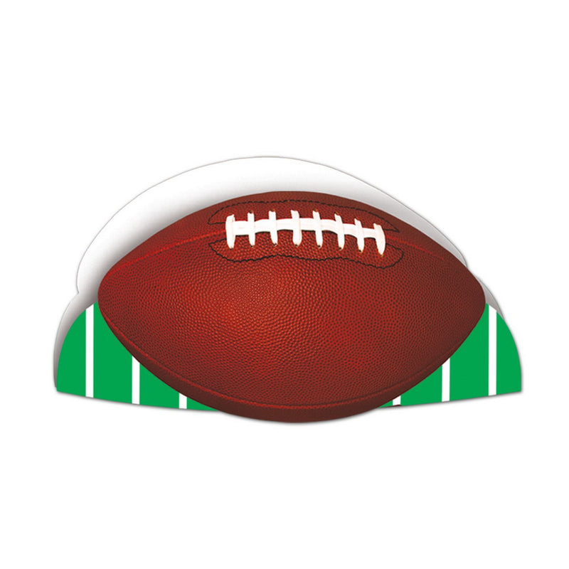 Printed Football Hat by Beistle Paper