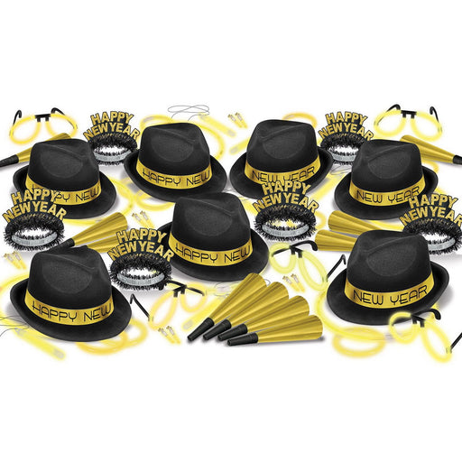Gold Glow Assortment for 50 by Beistle for New Years 50 Person Assortments