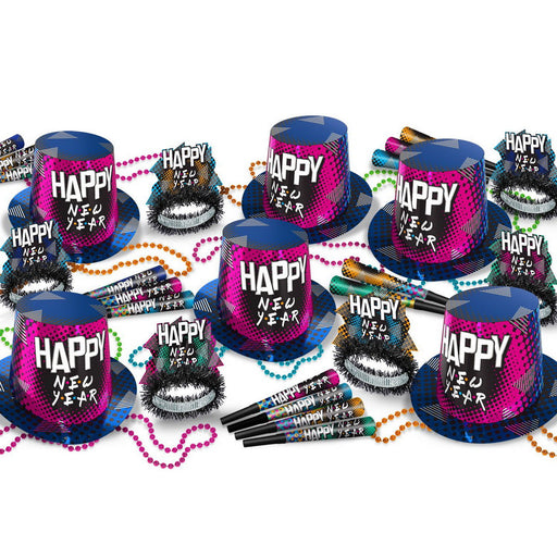90's New Year Asst for 50 by Beistle for New Years 50 Person Assortments