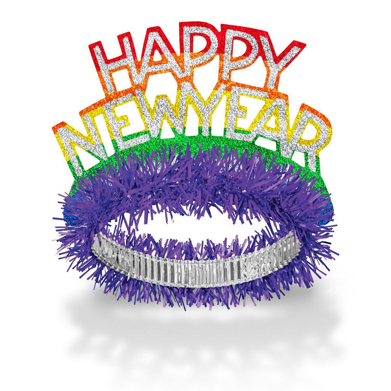 Pride Tiara by Beistle for New Years Fringed