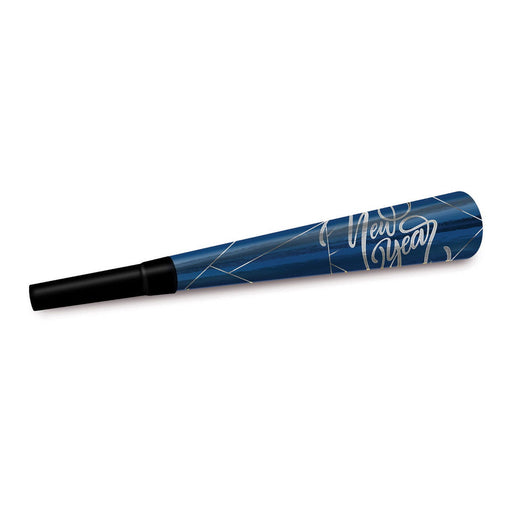 Midnight Blue New Year Horns – 9" by Beistle for New Years Foil Horns