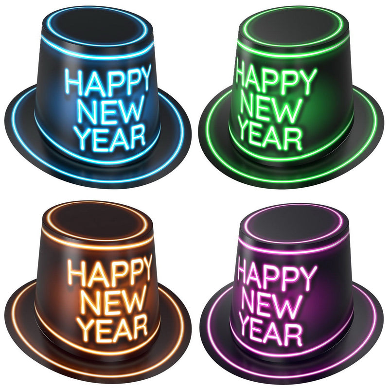 Glowing New Year Hi-Hats by Beistle for New Years Paper