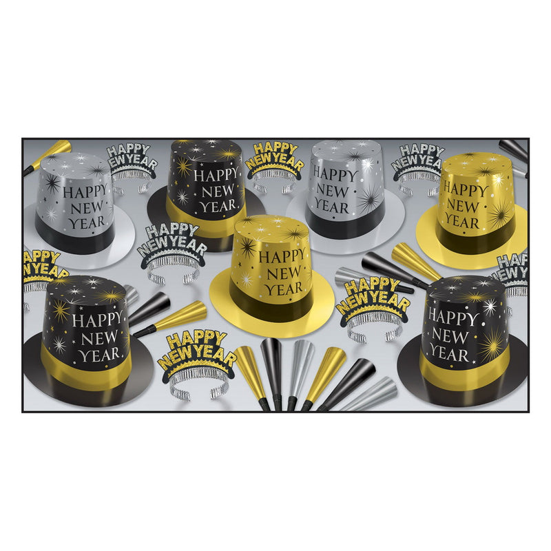 The Silver & Gold Asst for 50 by Beistle for New Years 50 Person Assortments