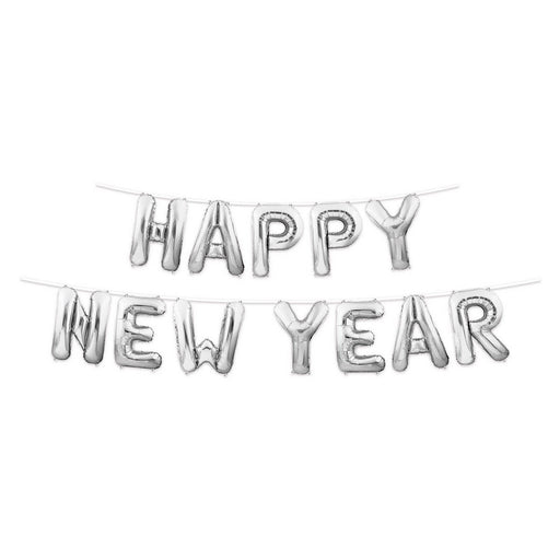 Happy New Year Balloon Streamer – 14¼" x 12' – (1/Pkg) by Beistle for New Years Balloon Streamers