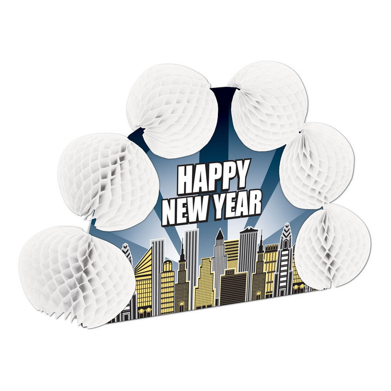 Happy New Year Pop-Over Centerpiece – 10" – (1/Pkg) by Beistle for New Years Tissue
