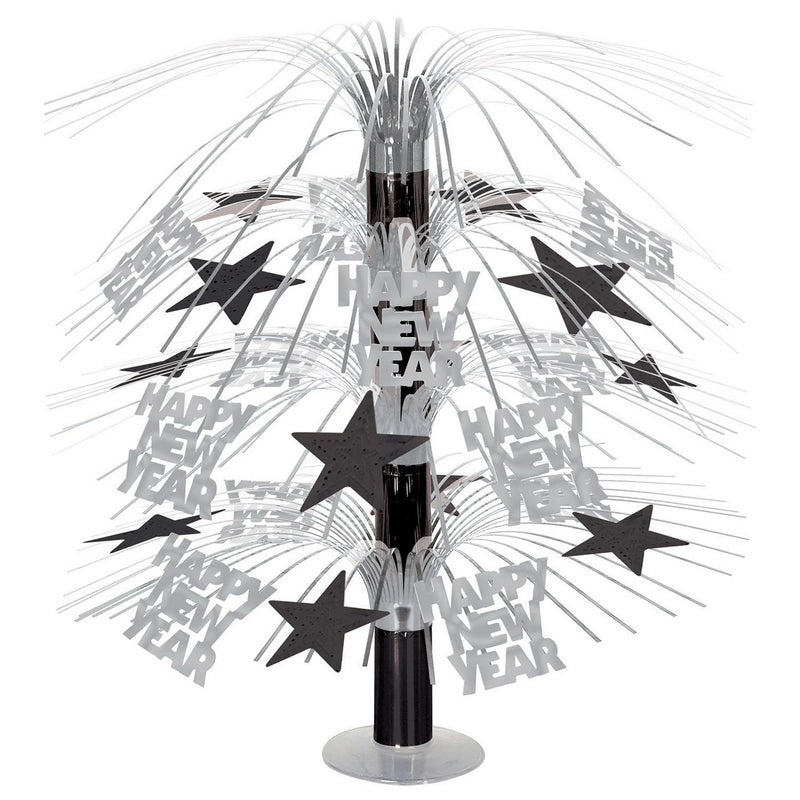 Happy New Year Cascade Centerpiece – 18" – (1/Pkg) by Beistle for New Years Icon Cascades