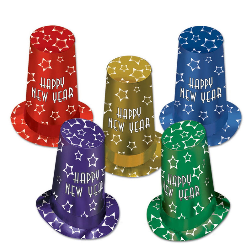 New Year Super Hi-Hats – 13" by Beistle for New Years Foil