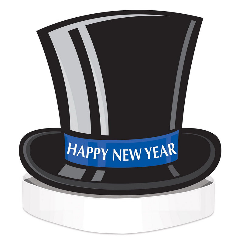 Happy New Year Top Hat Headband by Beistle for New Years Boppers and Headbands
