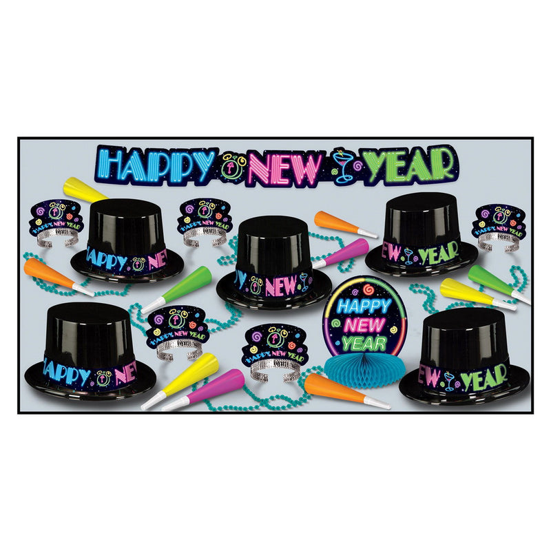 Neon Party Asst for 10 by Beistle for New Years 10 Person Assortments